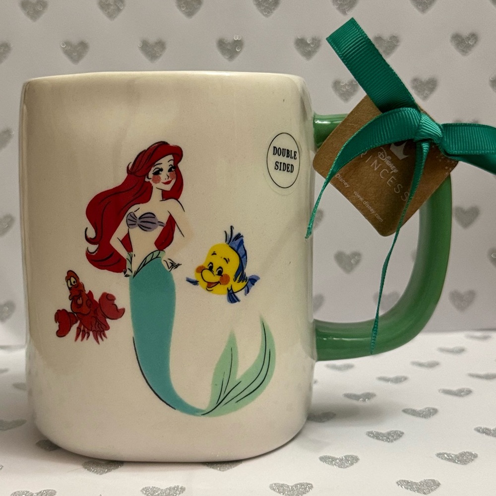 Rae Dunn LITTLE MERMAID Ariel Disney Ceramic Mug